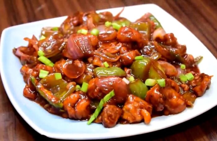 Chilli Mushroom Dry