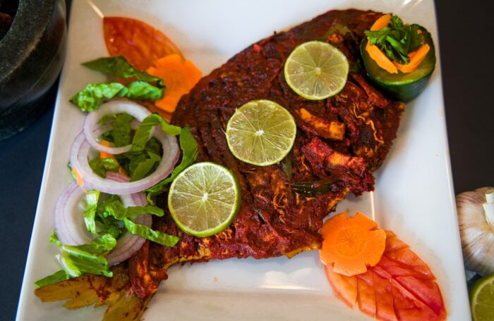 Tawa Grilled Pompano fish (Whole)